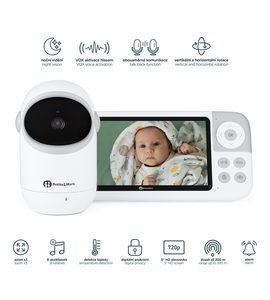 PETITE&MARS CHŮVIČKA DĚTSKÁ DIGITÁLNÍ EVE 5.0 - ELEKTRONICKÉ CHŮVIČKY - SPINKÁNÍ