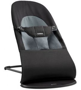 BABYBJORN LEHÁTKO BABYBJÖRN BALANCE SOFT WOVEN BLACK/DARK GREY - LEHÁTKA A HOUPADLA - SPINKÁNÍ