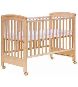 SCARLETT DĚTSKÁ POSTÝLKA K POSTELI RODIČŮ SCARLETT LAURA - PŘÍRODNÍ (BUK) - 120 X 60 CM - DŘEVĚNÉ POSTÝLKY - SPINKÁNÍ