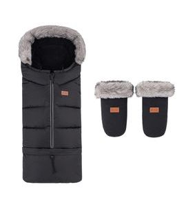 PETITE&MARS SET ZIMNÍ FUSAK ARCTIC 4V1 + RUKAVICE NA KOČÁREK FJORA - FUSAKY DO KOČÁRKU - KOČÁRKY A PŘÍSLUŠENSTVÍ