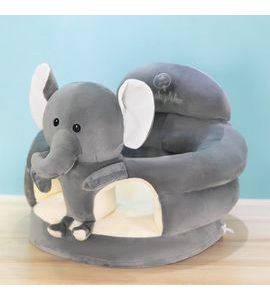 SEDÁTKO PRO PODPORU DÍTĚTE (ŠEDÝ SLON) - LEHÁTKA A HOUPADLA - SPINKÁNÍ
