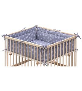 SCARLETT MATRACE DO OHRÁDKY HONZÍK HVĚZDIČKA ŠEDÁ 98X78CM - MATRACE DO POSTÝLKY - SPINKÁNÍ