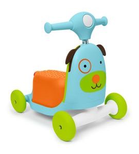 SKIP HOP ZOO ODRÁŽEDLO 3V1 RIDE-ON PEJSEK 12M+ DO 20KG - DĚTSKÁ ODRÁŽEDLA - PRO DĚTI