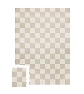 3 SPROUTS PĚNOVÁ HRACÍ PODLOŽKA CHECKERBOARD/BEIGE - HRACÍ PODLOŽKY NA ZEM - SPINKÁNÍ