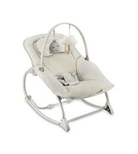 MOMI VIBRAČNÍ LEHÁTKO S MELODIEMI MOMI LAPIS SVĚTLE ŠEDÉ - LEHÁTKA A HOUPADLA - SPINKÁNÍ