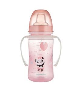 CANPOL BABIES TRÉNINKOVÝ HRNÍČEK SWEET FUN 240 ML RŮŽOVÝ - DĚTSKÉ HRNEČKY - KRMENÍ