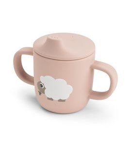 DONE BY DEER SILIKONOVÝ HRNEČEK S PÍTKEM TINY FARM - DĚTSKÉ HRNEČKY - KRMENÍ