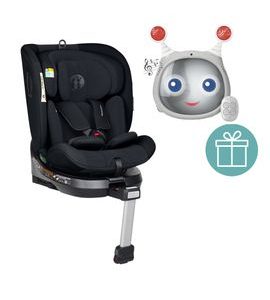 PETITE&MARS AUTOSEDAČKA TWISTGUARD PRO I-SIZE ABSOLUTE BLACK 40-150 CM + ZRCÁTKO OLY GREY 0M+ - AUTOSEDAČKY 0-36KG - AUTOSEDAČKY A PŘÍSLUŠENSTVÍ