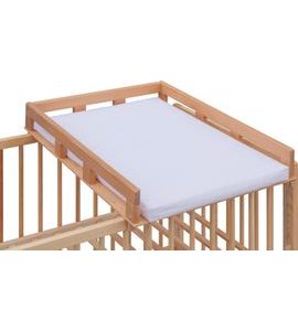 SCARLETT PŘEBALOVACÍ PULT OGY NA POSTÝLKU PŘÍRODNÍ S PŘEBALOVACÍ PODLOŽKOU BÍLÁ - PŘEBALOVACÍ PULTY - PŘEBALOVÁNÍ