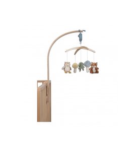 LITTLE DUTCH HUDEBNÍ KOLOTOČ DŘEVĚNÝ FOREST FRIENDS - KOLOTOČE NA POSTÝLKU - PRO DĚTI