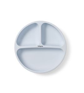 BABYONO TALÍŘ SILIKONOVÝ S PŘÍSAVKOU - BLUE 6M+ - MISKY, TALÍŘKY A PODLOŽKY - KRMENÍ