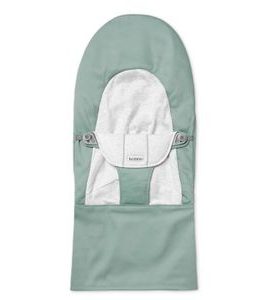 BABYBJORN BABYBJORN POTAH NA LEHÁTKO LIGHT SAGE/GREY JERSEY WOVEN - LEHÁTKA A HOUPADLA - SPINKÁNÍ