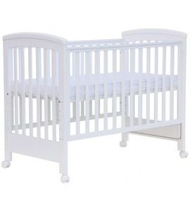 SCARLETT DĚTSKÁ POSTÝLKA K POSTELI RODIČŮ SCARLETT LAURA - BÍLÁ (BUK) - 120 X 60 CM - DŘEVĚNÉ POSTÝLKY - SPINKÁNÍ