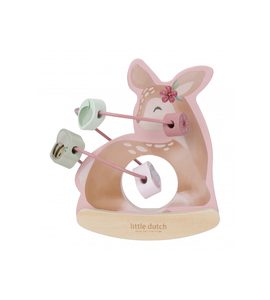 LITTLE DUTCH SRNKA SE SPIRÁLOU DŘEVĚNÁ FAIRY GARDEN - MOTORICKÉ A HRY - PRO DĚTI