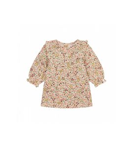 LITTLE DUTCH ŠATY DLOUHÝ RUKÁV SAFARI FLOWERS VEL. 86 - SUKNĚ A ŠATY - PRO DĚTI