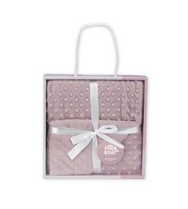 INTERBABY DEKA EXTRA MĚKKÁ KULIČKY - STARORŮŽOVÁ - DĚTSKÉ DEKY PRO MIMINKA - SPINKÁNÍ