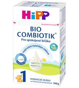 HIPP POČÁTEČNÍ MLÉČNÁ KOJENECKÁ VÝŽIVA HIPP 1 BIO COMBIOTIK 500G NEW - KOJENECKÁ MLÉKA - KRMENÍ