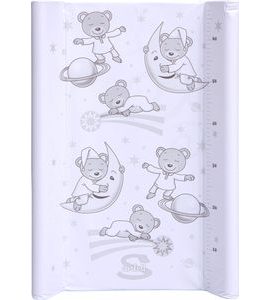 SCARLETT PŘEBALOVACÍ PODLOŽKA S PEVNOU VLOŽKOU GALAXY 70X50CM BÍLÁ - PŘEBALOVACÍ PODLOŽKY - PŘEBALOVÁNÍ