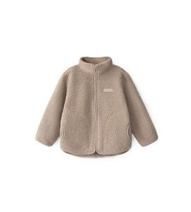 LEOKID FLEECOVÁ BUNDA THEO ALMOND MILK VEL. 146 - BUNDY - PRO DĚTI