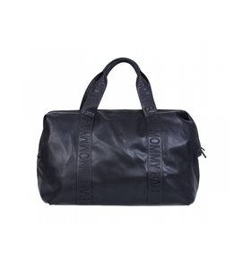 CHILDHOME PŘEBALOVACÍ TAŠKA MOMMY BAG SIGNATURE VEGAN LEATHER BLACK - PŘEBALOVACÍ TAŠKY - KOČÁRKY A PŘÍSLUŠENSTVÍ