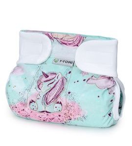 T-TOMI ORTOPEDICKÉ ABDUKČNÍ KALHOTKY - SUCHÝ ZIP UNICORN (5-9KG) - PLENKOVÉ KALHOTKY - PŘEBALOVÁNÍ