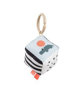 DONE BY DEER KONTRASTNÍ MĚKKÁ KOSTKA HAPPY CLOUDS - HRAČKY K ZAVĚŠENÍ - PRO DĚTI
