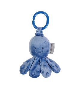 NATTOU CHOBOTNIČKA VIBRAČNÍ NA C KROUŽKU DARK BLUE 20 CM LAPIDOU - HRAČKY K ZAVĚŠENÍ - PRO DĚTI