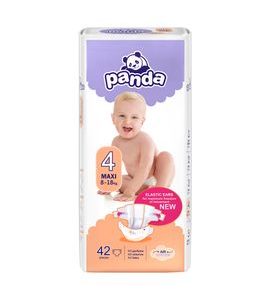 BELLA BABY PANDA 4 MAXI 8-18KG 42KS - JEDNORÁZOVÉ PLENY - PŘEBALOVÁNÍ