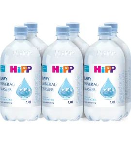 HIPP BABY PŘÍRODNÍ MINERÁLNÍ VODA NEPERLIVÁ 6X1L - NÁPOJE - KRMENÍ