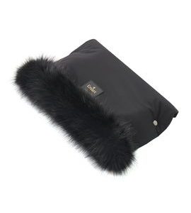 EMITEX RUKÁVNÍK LUXURY SOFT BLACK - RUKÁVNÍKY NA KOČÁREK - KOČÁRKY A PŘÍSLUŠENSTVÍ