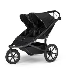 THULE URBAN GLIDE 3 DOUBLE BLACK 2025 - KOČÁRKY PRO DVOJČATA - KOČÁRKY A PŘÍSLUŠENSTVÍ