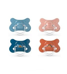 SUAVINEX SUAVINEX | FUSION FOREST DUDLÍK FYZIOLOGICKÝ SILIKON +18M 2 KS - ŠIDÍTKA A DOPLŇKY - KRMENÍ