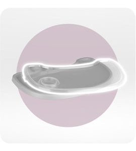 MOMI JÍDELNÍ ŽIDLIČKA MOMI REKI ŠEDÁ - JÍDELNÍ ŽIDLIČKY PLASTOVÉ - KRMENÍ