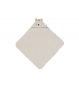 JOLLEIN OSUŠKA S KAPUCÍ FROTÉ 75X75CM KOČIČKA CHARLIE - OSUŠKY A DĚTSKÉ ŽUPANY - KOUPÁNÍ A ZDRAVÍ