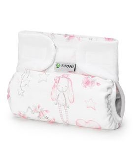 T-TOMI ORTOPEDICKÉ ABDUKČNÍ KALHOTKY - SUCHÝ ZIP SWEET BUNNIES (3-6KG) - PLENKOVÉ KALHOTKY - PŘEBALOVÁNÍ