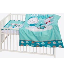 SCARLETT DĚTSKÁ POSTÝLKA S KOMPLETNÍ VÝBAVOU SCARLETT 120 X 60 CM - LEDY - DŘEVĚNÉ POSTÝLKY - SPINKÁNÍ