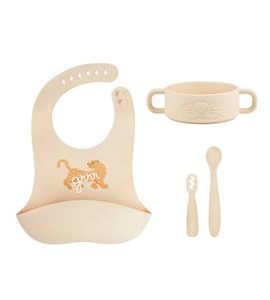 BABYMOOV SILIKONOVÁ JÍDELNÍ SADA BABY FIRST MEAL SET - VÝHODNÉ SADY - KRMENÍ