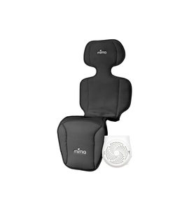 MIMA CHLADICÍ PODLOŽKA DO KOČÁRKU S VĚTRÁNÍM A HEPA FILTREM FLO BLACK - PODLOŽKY DO KOČÁRKU - KOČÁRKY A PŘÍSLUŠENSTVÍ