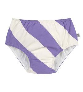 LÄSSIG PLENKOVÉ PLAVKY STRIPES PURPLE/SEA SALT 13-18 MĚSÍCŮ (VEL. 86) - UV OBLEČENÍ - PRO DĚTI