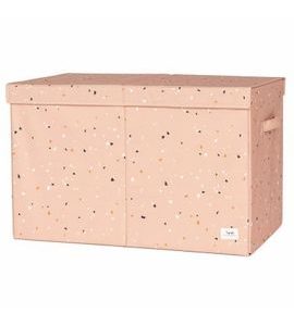 3 SPROUTS TRUHLA NA HRAČKY RECYCLED TERRAZZO/CLAY - BOXY NA HRAČKY - SPINKÁNÍ