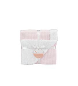 INTERBABY DEKA KOSTIČKY & BERÁNEK 80X110 - RŮŽOVÁ - DĚTSKÉ DEKY PRO MIMINKA - SPINKÁNÍ