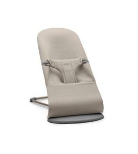 BABYBJORN BABYBJORN LEHÁTKO BLISS SAND GREY 3D JERSEY - LEHÁTKA A HOUPADLA - SPINKÁNÍ
