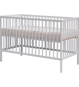 SCARLETT LEVNÁ POSTÝLKA SCARLETT GLERA - BÍLÁ (BUK) - VYNDAVACÍ PŘÍČKY - 120 X 60 CM - DŘEVĚNÉ POSTÝLKY - SPINKÁNÍ