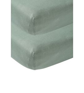 MEYCO ŽERZEJOVÉ PROSTĚRADLO 60X120 - STONE GREEN - PROSTĚRADLA - SPINKÁNÍ