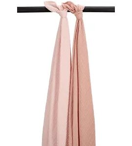 MEYCO MUŠELÍNOVÉ PLENY 2-BALENÍ SOFT ROSE/ROSE - LÁTKOVÉ PLENY ALL IN ONE - PŘEBALOVÁNÍ