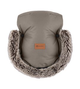 PETITE&MARS RUKÁVNÍK / RUKAVICE FURRY ELEGANT CARAMEL - RUKÁVNÍKY NA KOČÁREK - KOČÁRKY A PŘÍSLUŠENSTVÍ