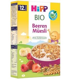 HIPP BIO MÜSLI S OVOCEM ZE ZAHRÁDKY 200 G - CEREÁLIE - KRMENÍ