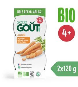 GOOD GOUT BIO MRKVOVÉ PYRÉ (2X120 G) - MASO/ZELENINA - KRMENÍ