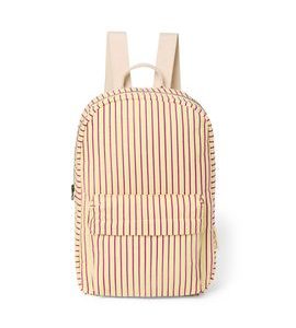 STUDIO NOOS POPLIN MIDI BACKPACK BATŮŽEK PŘEDNÍ KAPSA BUTTER YELLOW STRIPPED - DOPLŇKY - PRO MAMINKY