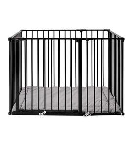 BABYDAN DĚTSKÁ OHRÁDKA SUPREME OLAF RECTANGLE ČERNÁ S MATRACÍ - OHRÁDKY - KOUPÁNÍ A ZDRAVÍ